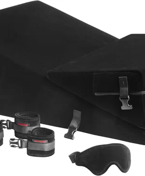 Black Label Wedge/Ramp Combo Black Microfiber W/Cuffs Black
