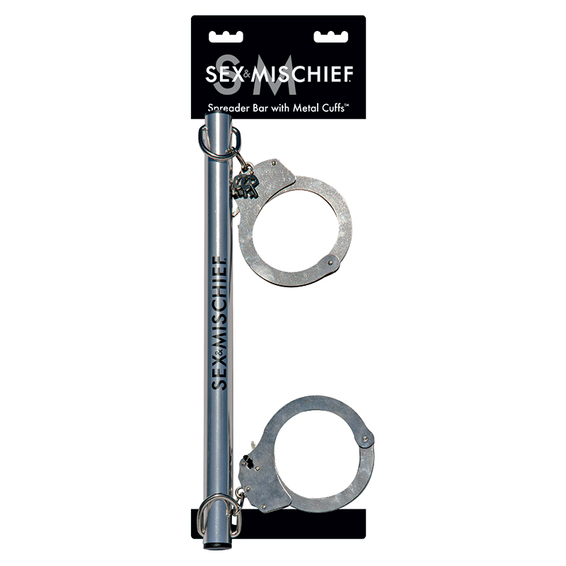 Sex and Mischief Spreader Bar with Metal Cuffs 3. Off. 