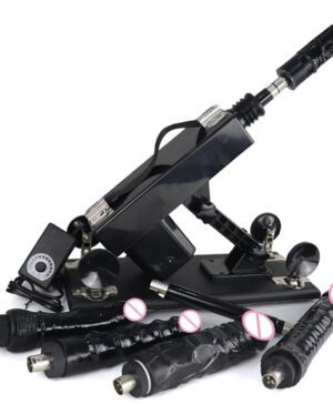Automatic Sex Machine With Dildo Attachments Black Edition
