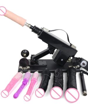 Automatic Sex Machine Upgraded - 6 Dildos Included