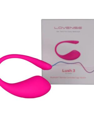 Lush 3 Pink Egg Vibrating Bluetooth Wearable
