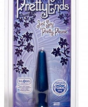 Pretty Ends Iridescent Butt Plug Small Midnight Blue
