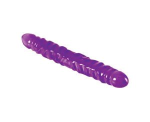 Reflective Gel 12” Veined Double Dong