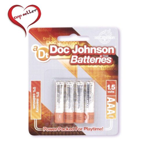 Doc Johnson AAA Size Batteries 4 Pack