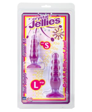 Crystal Jellies Anal Trainer Kit Purple