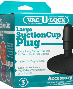 Vac-U-Lock Suction Cup Large Black