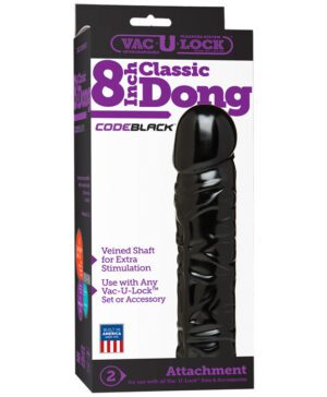 CodeBlack Vac-U-Lock 8″ Classic Dong