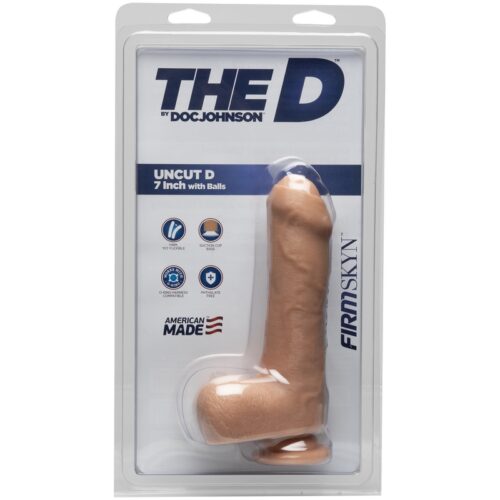 The D 7” with Balls Uncut D FirmSkin Vanilla