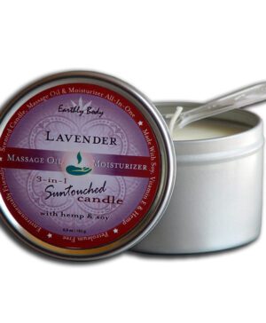 6.8 oz. Round Tin Massage Candle Lavender