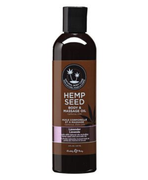 8 oz. Hemp Seed Massage Oil Lavender