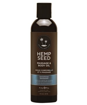 8 oz. Hemp Seed Massage Oil Sunsational
