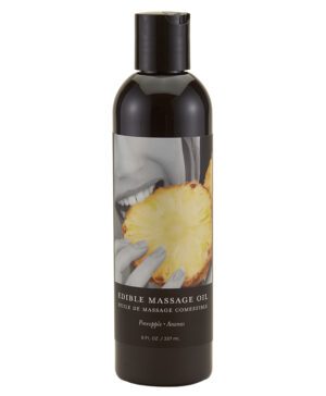 8 oz. Edible Massage Oil Pineapple