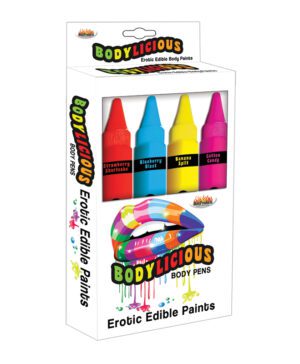Bodylicious Edible Body Pens-4 Asst Flav