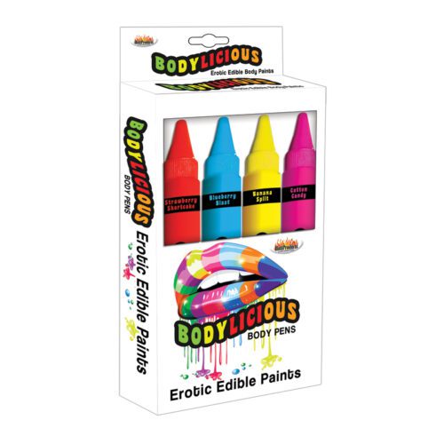 Bodylicious Edible Body Pens-4 Asst Flav