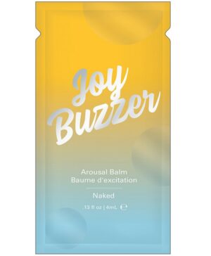 Jelique Products 4 ml Joy Buzzer Arousal Balm Naked Foil Pac