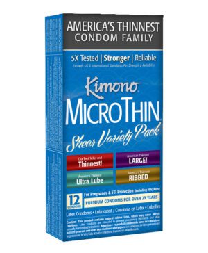 Kimono MicroThin Variety Pack 12 Pack