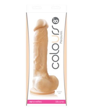 Colours Pleasures 8" Silicone - White