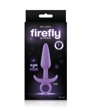 Firefly Prince Sm GID Silic Plug - Purp