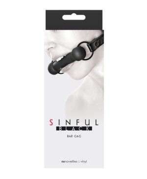 Sinful Bar Gag - Black