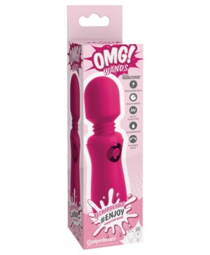 OMG! Wands #Enjoy Rechargeable Wand Dark Pink