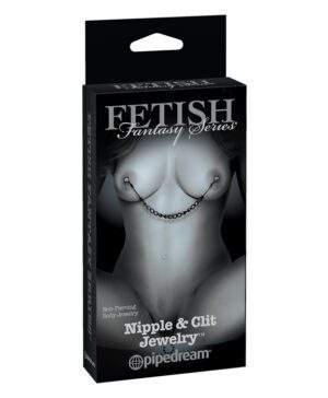 Fetish Fantasy Limited Edition Nipple & Clit Jewelry Black