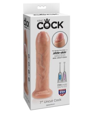 King Cock 7” Uncut Beige