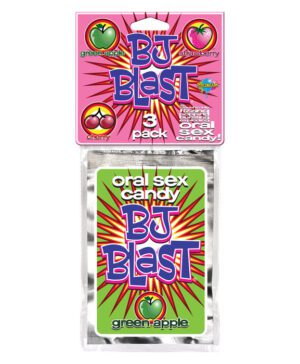 BJ Blast Oral Sex Candy 1 Each Strawberry, Cherry & Apple
