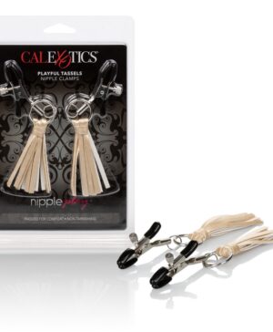 Playful Tassels Nipple Clamps Gold