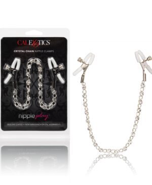 Crystal Chain Nipple Clamps