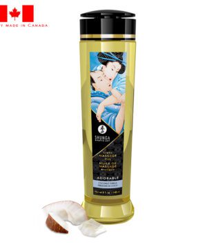 Shunga 8 oz. Erotic Massage Oil Coconut