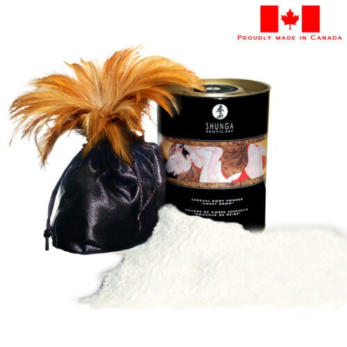 Shunga Sweet Snow Edible Body Powder Raspberry Feeling