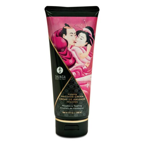 Shunga Kissable Massage Cream Raspberry Feeling