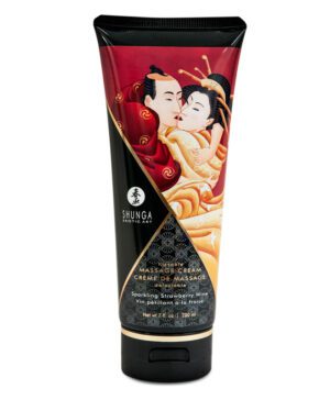 Shunga Kissable Massage Cream Strawberry Wine
