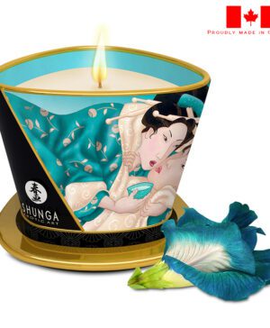 Shunga Caress By Candlelight Island Blossoms Massage Candle