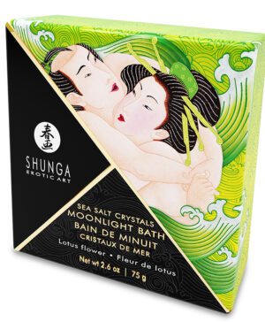 Shunga Moonlight Sea Salt Bath Crystals Lotus Flower