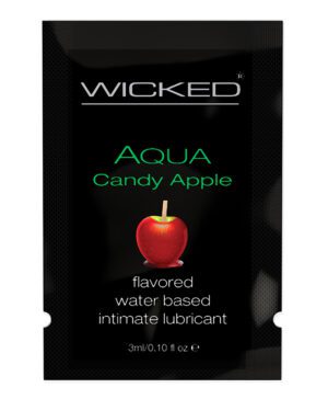 3 ml Flavored Lube Sample Pack Candy Apple