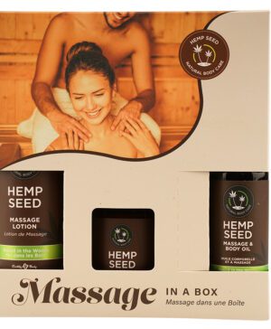 Hemp Seed Massage Gift Box Naked in the Woods