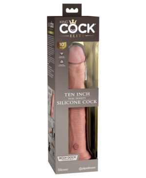 King Cock Elite 10” Silicone Cock Light