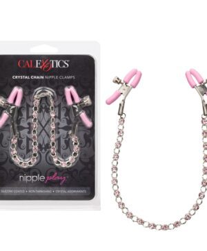 Nipple Play Crystal Chain Nipple Clamps