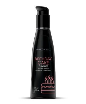 Wicked 4 oz Flavored Lube Birthday Cake