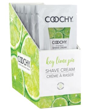 15 ml Coochy Shave Cream Key Lime Pie Display of 24 Foils