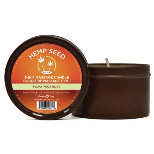 3 in 1  Round Tin Massage Candle 6.8 oz. Float Your Boat