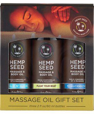 EB2215 Summer Gift Collection (3) 2 oz. Massage Oil