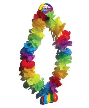 Rainbow Light Up Lei Boobs