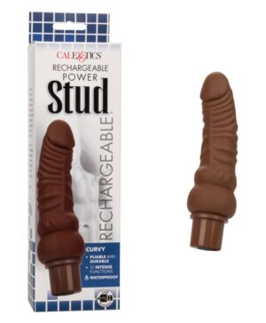 Curvy Rechargeable Power Stud Brown