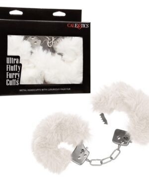 Ultra Fluffy Furry Handcuffs White
