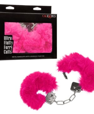 Ultra Fluffy Furry Handcuffs Pink