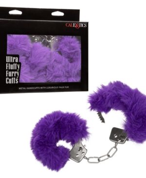 Ultra Fluffy Furry Handcuffs Purple