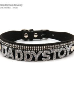 Sexy Diamante Choker with Custom Lettering 1