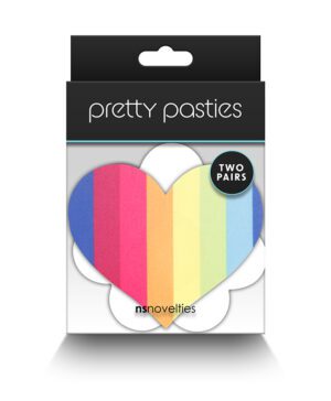 Pretty Pasties Pride Heart/Flower 2 set